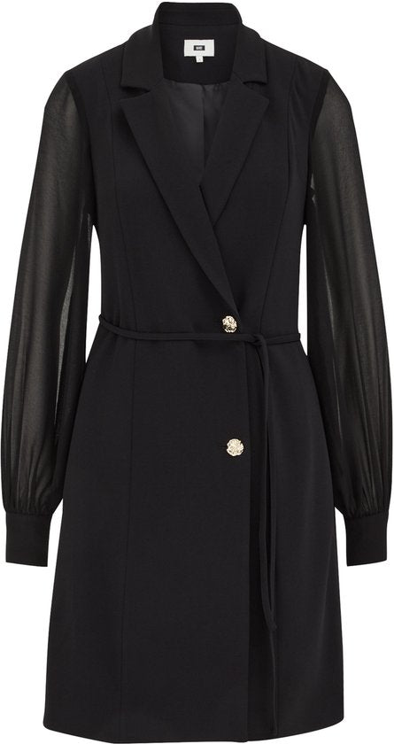 Elegante Zwarte Manteljurk