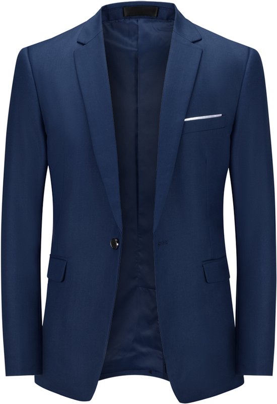 Stijlvol Navy Blue Herenkostuum – 3-delig