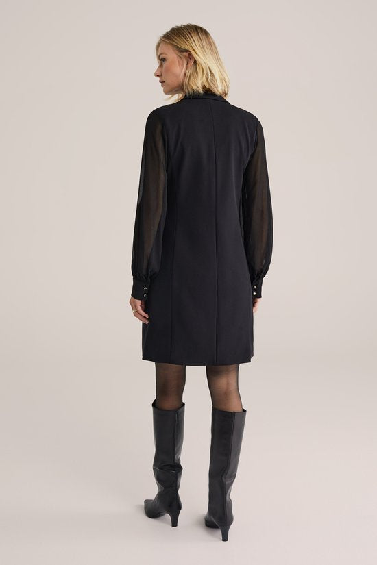 Elegante Zwarte Manteljurk